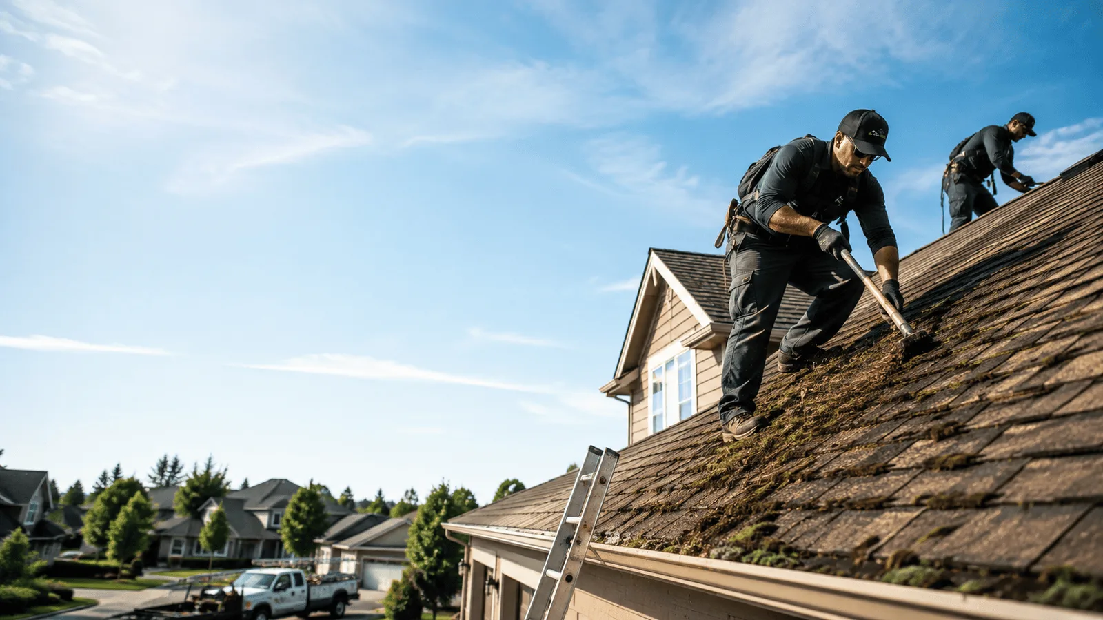 Roof Moss Removal in Blue Creek, OH near me